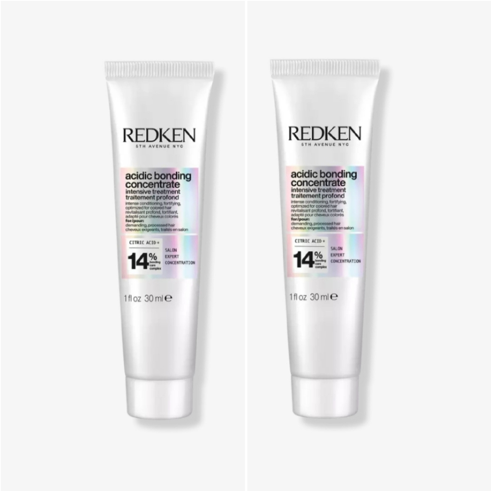 NEW 2× Redken Acidic Bonding Concentrate Intensive Treatment Mask Travel